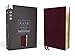 NASB, Thinline Bible, Large Print, Bonded Leather, Burgundy, Red Letter, 1995 Text, Comfort Print