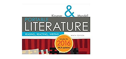 PORTABLE Literature: Reading, Reacting, Writing (MindTap Course List) — back cover