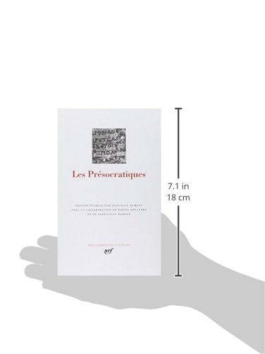 Les Presocratiques (Bibliotheque de la Pleiade) (French Edition)