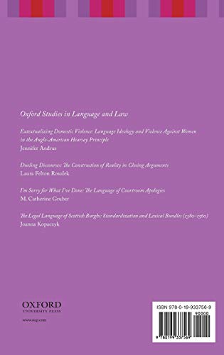 Speak English or What?: Codeswitching and Interpreter Use in New York City Courts (Oxford Studies in Language and Law)