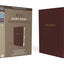 NIV, Reference Bible, Giant Print, Leather-Look, Burgundy, Red Letter, Comfort Print