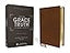 NASB, The Grace and Truth Study Bible, Premium Goatskin Leather, Brown, Premier Collection, Black Letter, 1995 Text, Art Gilded Edges, Comfort Print