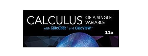 Calculus of a Single Variable: With Calcchat and Calcview