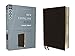 NIV, Thinline Bible, Giant Print, Bonded Leather, Black, Red Letter, Comfort Print