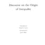 Discourse on the Origin of Inequality (Hackett Classics)