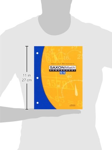 Saxon Math Homeschool 5/4: Tests and Worksheets - 3rd Edition