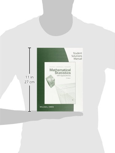 Student Solution Manual for Mathematical Statistics With App