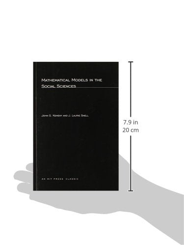 Mathematical Models in the Social Sciences (MIT Press Classics)