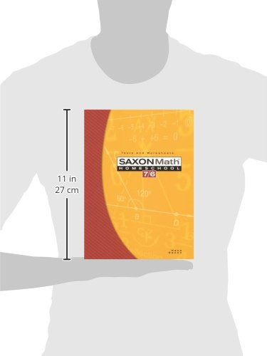 Saxon Math 7/6, Homeschool Edition: Tests and Worksheets (Re