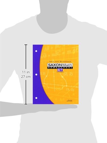 Testing Book: 3rd Edition (Saxon Math 8/7 Homeschool) by Ste