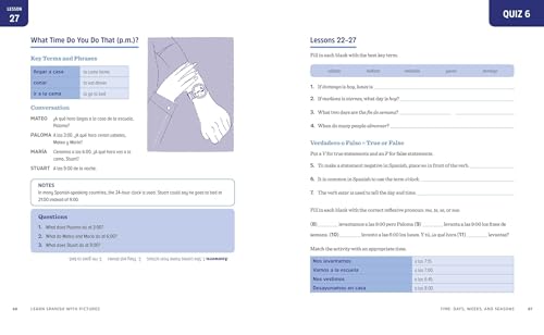Learn Spanish with Pictures: Easy, Visual Lessons to Master Basic Grammar and Vocabulary (English and Spanish Edition)