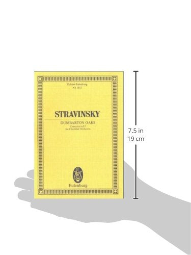 Concerto in E-flat Major "Dumbarton Oaks": for Chamber Orchestra