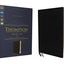 NIV, Thompson Chain-Reference Bible, Handy Size, European Bonded Leather, Black, Red Letter, Comfort Print