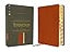 ESV, Thompson Chain-Reference Bible, Genuine Leather, Calfskin, Tan, Red Letter, Thumb Indexed