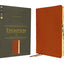 ESV, Thompson Chain-Reference Bible, Genuine Leather, Calfskin, Tan, Red Letter, Thumb Indexed