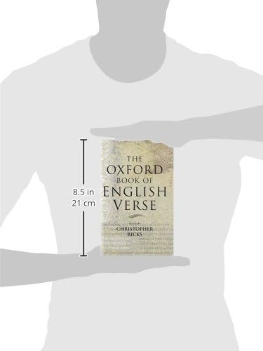 The Oxford Book of English Verse by Ricks, Christopher