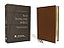 NIV, Thinline Bible, Premium Goatskin Leather, Brown, Premier Collection, Black Letter, Art Gilded Edges, Comfort Print