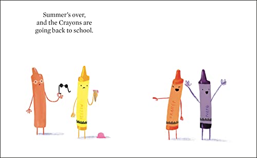 The Crayons Go Back to School (The Crayons Celebrate) — back cover