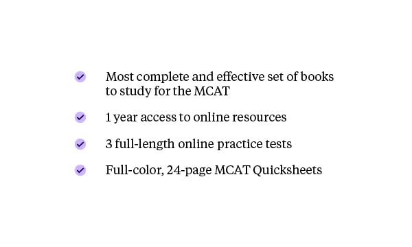MCAT Complete 7-Book Subject Review 2024-2025, Set Includes