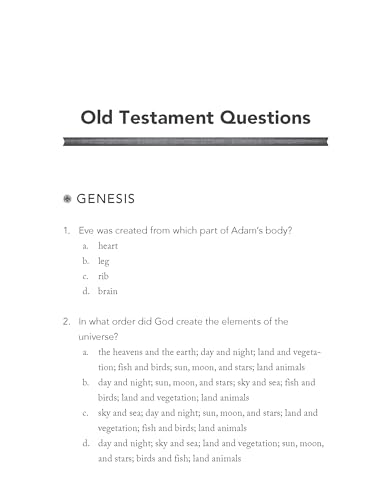 How Well Do You Know Your Bible?: Over 500 Questions and Answers to Test Your Knowledge of the Good Book (A Christian Bible Trivia Gift for Men or Women)