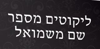 Shem MiShmuel: Selections on The Weekly Parashah and Festiva