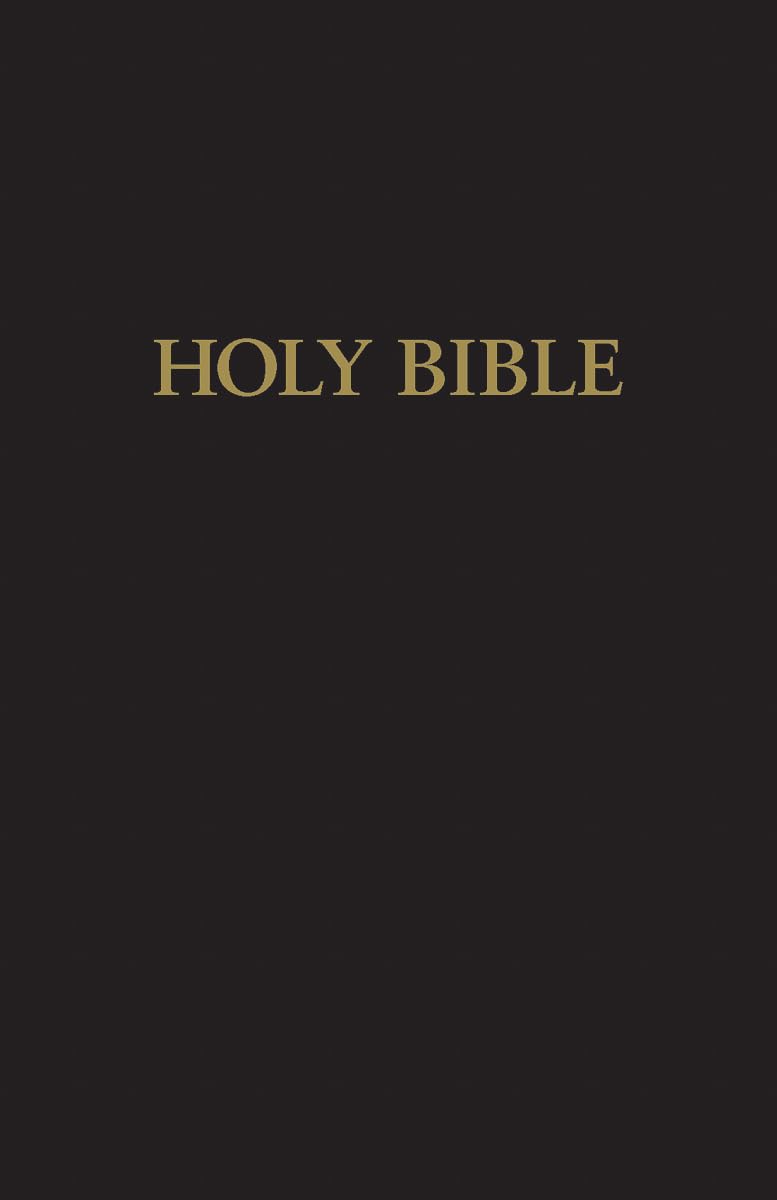 KJV Large Print Pew Bible (Hardcover, Black)