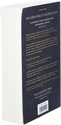 The Literature of Ancient Egypt: An Anthology of Stories, Instructions, Stelae, Autobiographies, and Poetry