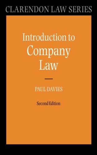 Introduction to Company Law (Clarendon Law Series)