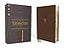 NASB, Thompson Chain-Reference Bible, Leathersoft, Brown, 1995 Text, Red Letter, Thumb Indexed, Comfort Print
