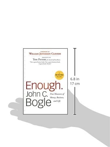 Enough: True Measures of Money, Business, and Life
