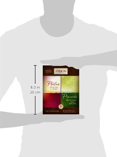 The Psalms Poetry on Fire / Proverbs Wisdom from Above: With 31-Day Psalms and Proverbs Devotionals (Passion Translation)