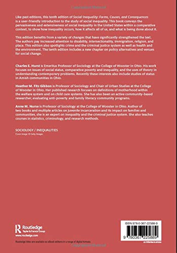 Social Inequality: Forms, Causes, and Consequences