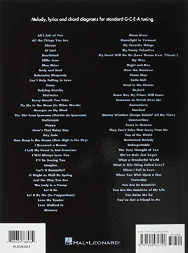The Best Songs Ever - 70 Popular Ukulele Hits  Hal Leonard Sheet Music with Chords, Melody and Lyrics  GCEA Standard Tuning Songbook