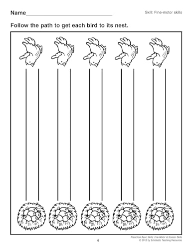 Preschool Basic Skills: Fine-Motor & Scissor Skills