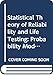 Statistical theory of reliability and life testing: probability models (International series in decision processes)