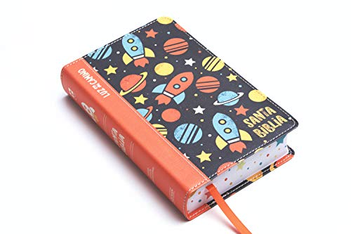 NVI Biblia Luz en mi camino cohetes, multicolor smil piel (Spanish Edition)