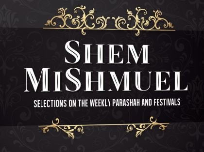 Shem MiShmuel: Selections on The Weekly Parashah and Festiva