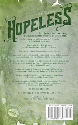 Hopeless: A Chestnut Springs Special Edition — back cover