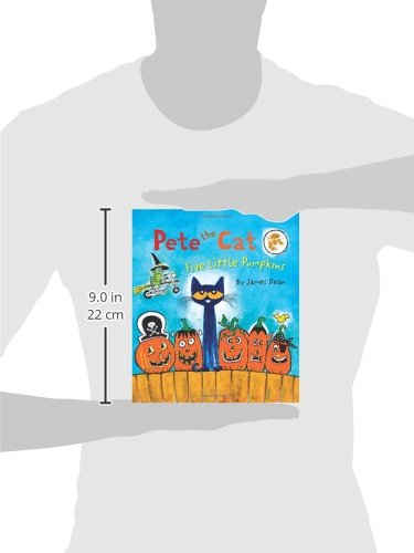 Pete the Cat: Five Little Pumpkins: A Halloween Book for Kids