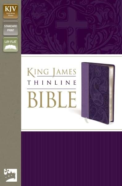 KJV, Thinline Bible, Imitation Leather, Purple, Red Letter Edition