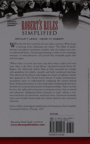 Roberts Rules Simplified