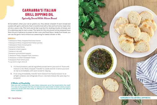 Secret Sauce: 200 Copycat Recipes to Re-Create Your Favorite Restaurant Sauces, Dips, and Dressings