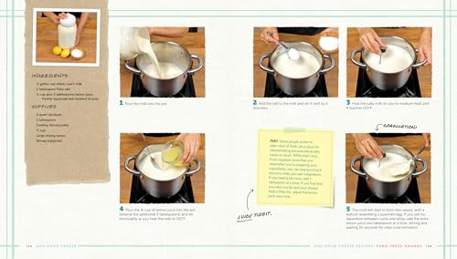One-Hour Cheese: Ricotta, Mozzarella, Chvre, Paneer--Even Burrata. Fresh and Simple Cheeses You Can Make in an Hour or Less!