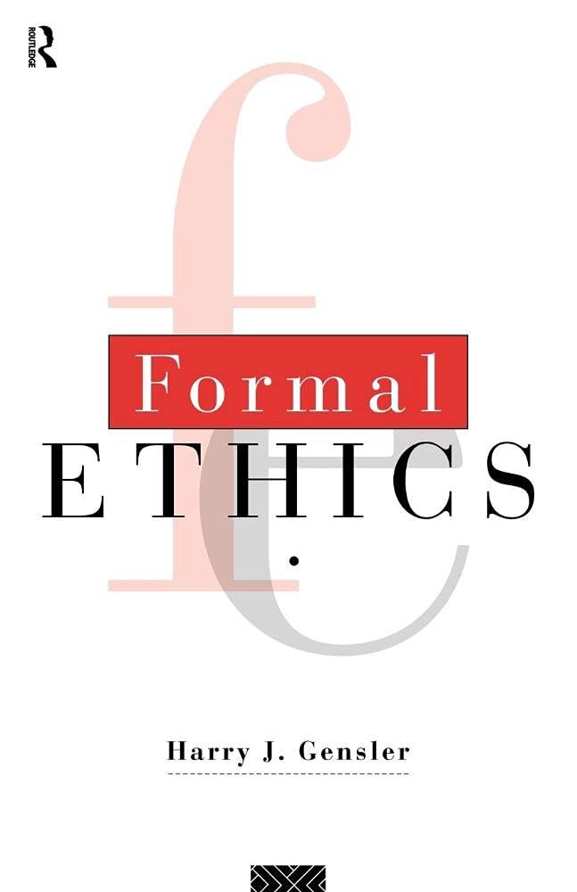 Formal Ethics (Inter-American Dialogue Book)