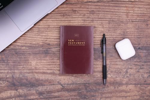 NIV, New Testament with Psalms and Proverbs, Pocket-Sized, Paperback, Burgundy, Comfort Print