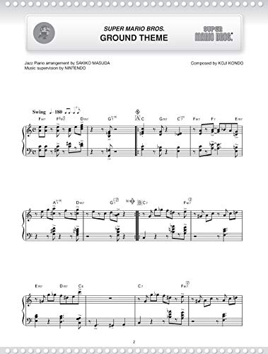 Super Mario Jazz Piano Arrangements: 15 Intermediate-Advanced Piano Solos