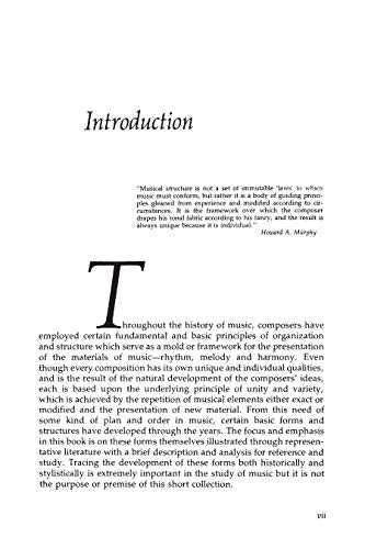 Basic Forms in Music