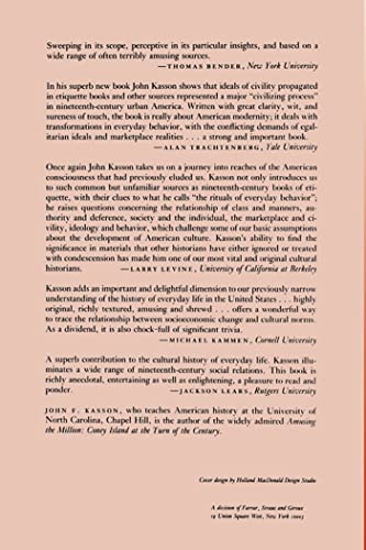 Rudeness and Civility: Manners in Nineteenth-Century Urban America