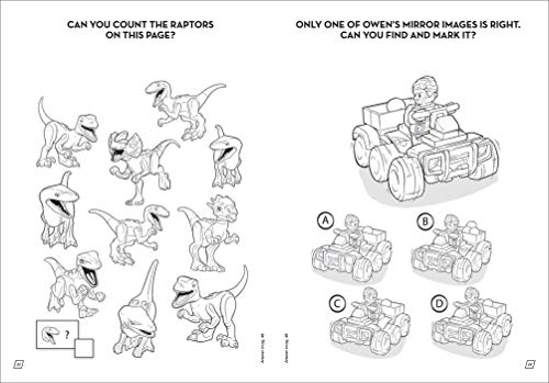 LEGO Jurassic World: Dinosaurs on the Run! (Coloring Book)