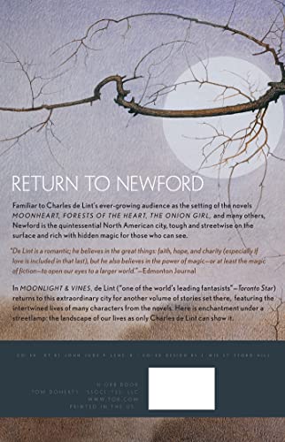 Moonlight & Vines (Newford) — back cover